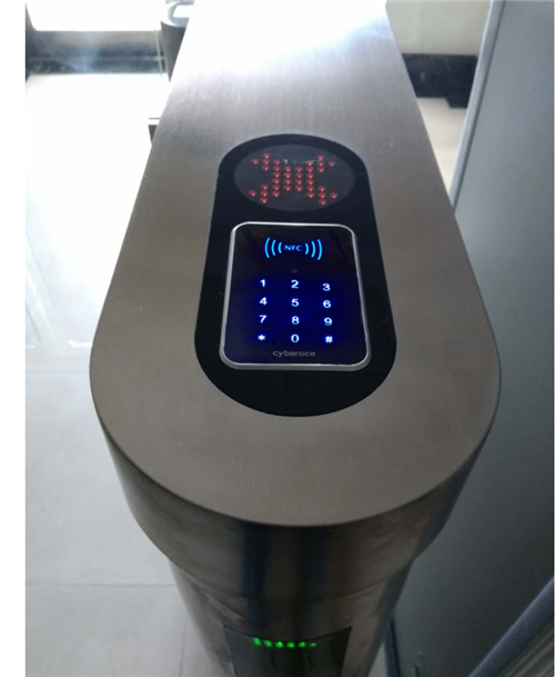 塞伯羅斯二維碼讀卡器在人行閘機上的應用