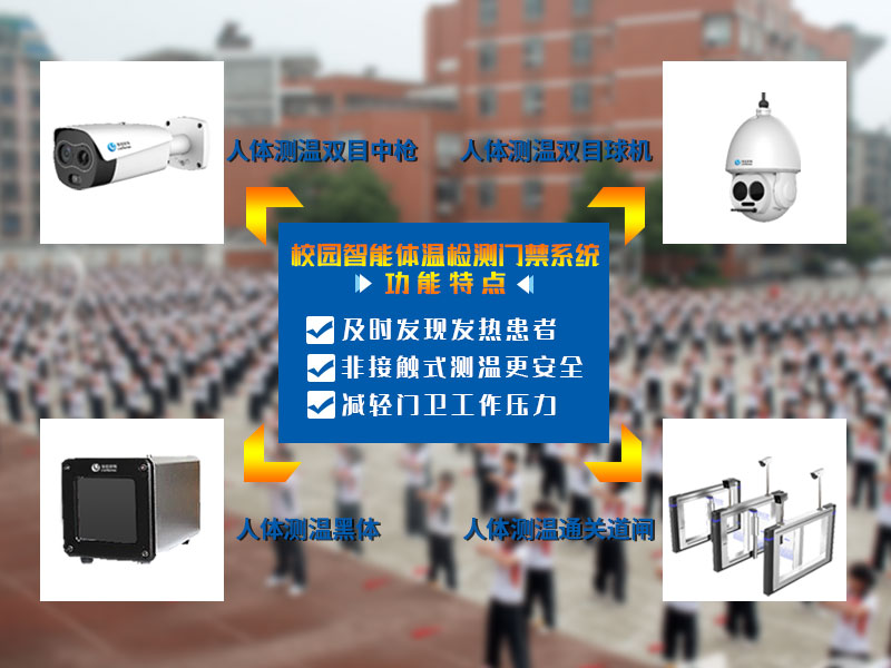 校園智能體溫檢測門(mén)禁系統功能特點(diǎn)